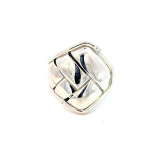 John Hardy Estate Woven Bamboo Style Ring 7.25 Silver JH75